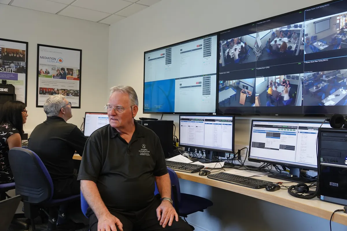 Hydra control room in operation